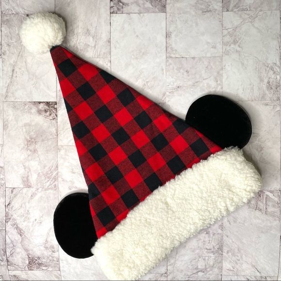 Disney Christmas Mickey Mouse Santa Hat 